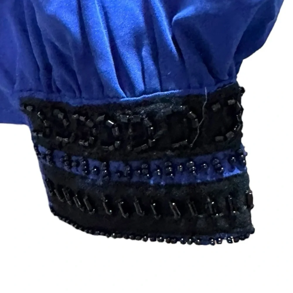 Chico's Blue and Black Tunic Top Size 0 (Chico's) / Small NWT